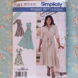 Simplicity Dress Sewing Pattern 2981